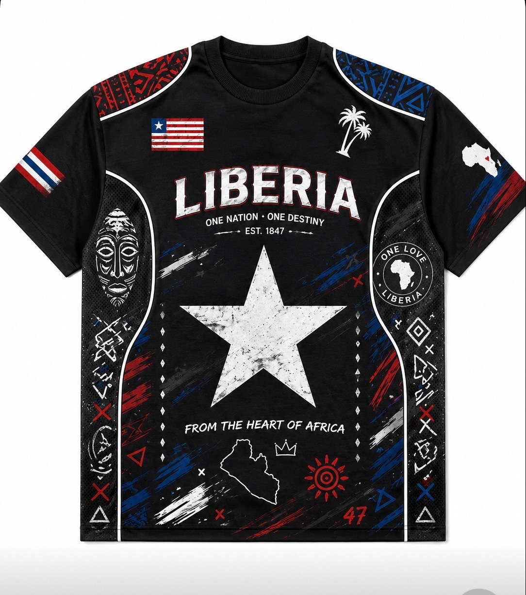 STRIVE Liberia Heritage Tee